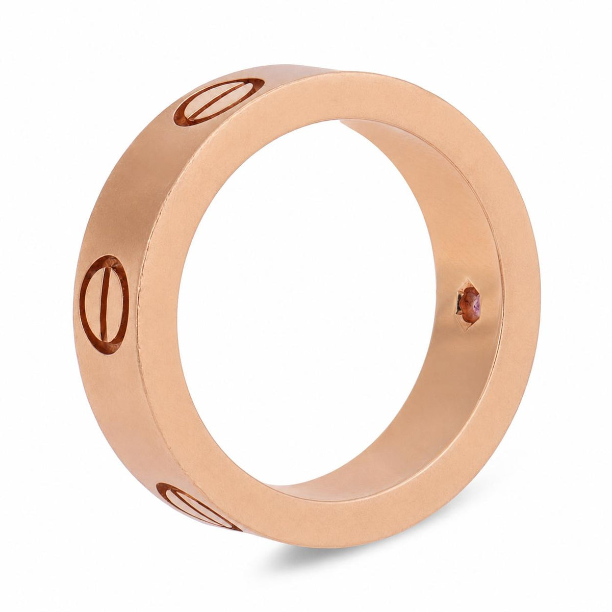 CARTIER Estate 18k Sapphire Love Ring