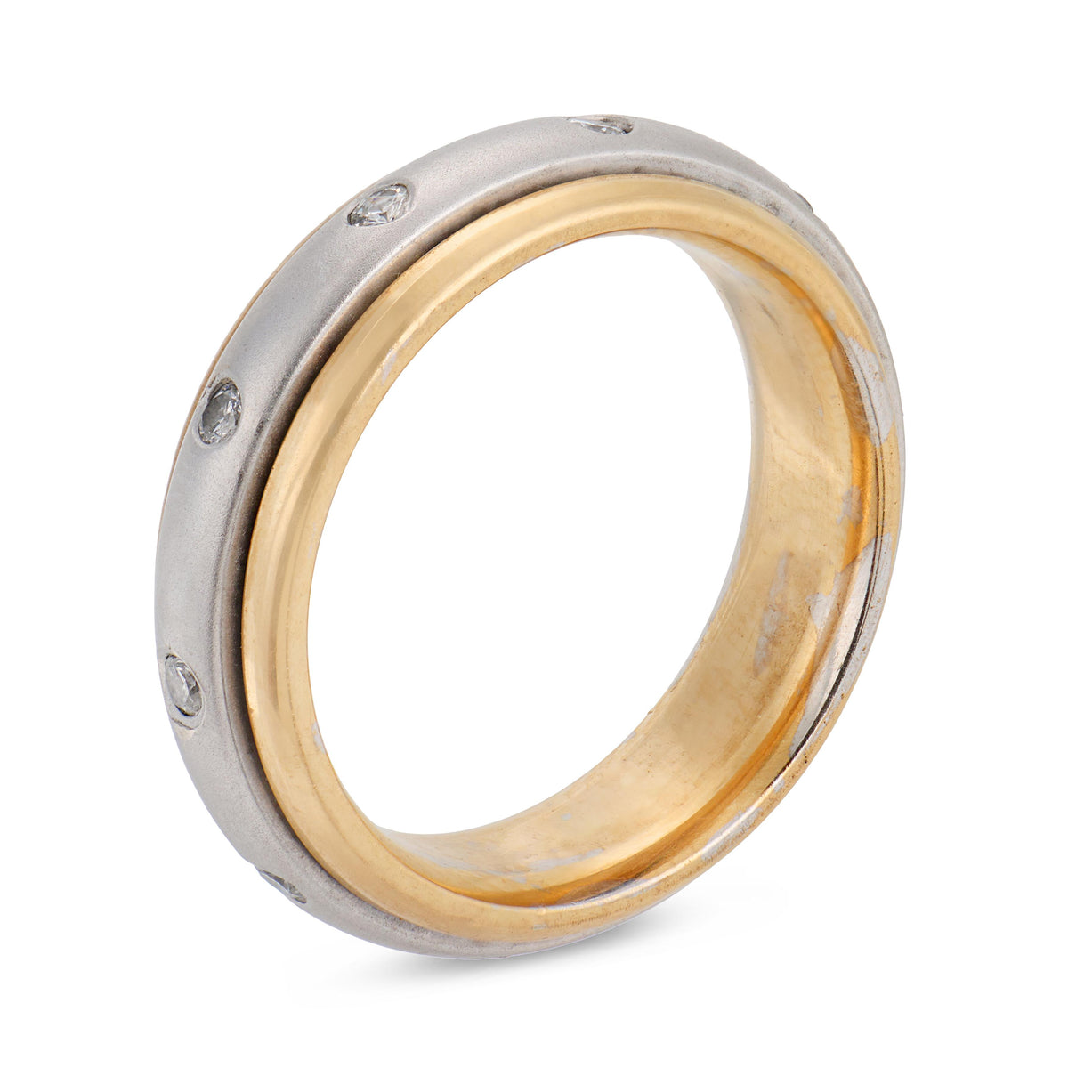 Estate 14k Diamond Band