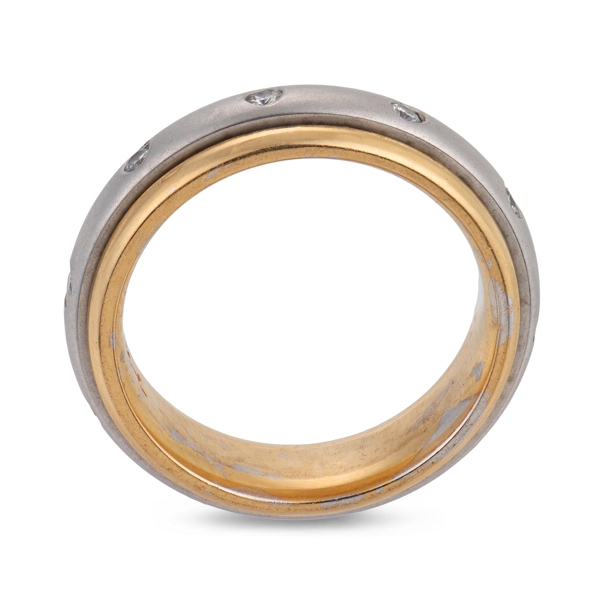 Estate 14k Diamond Band