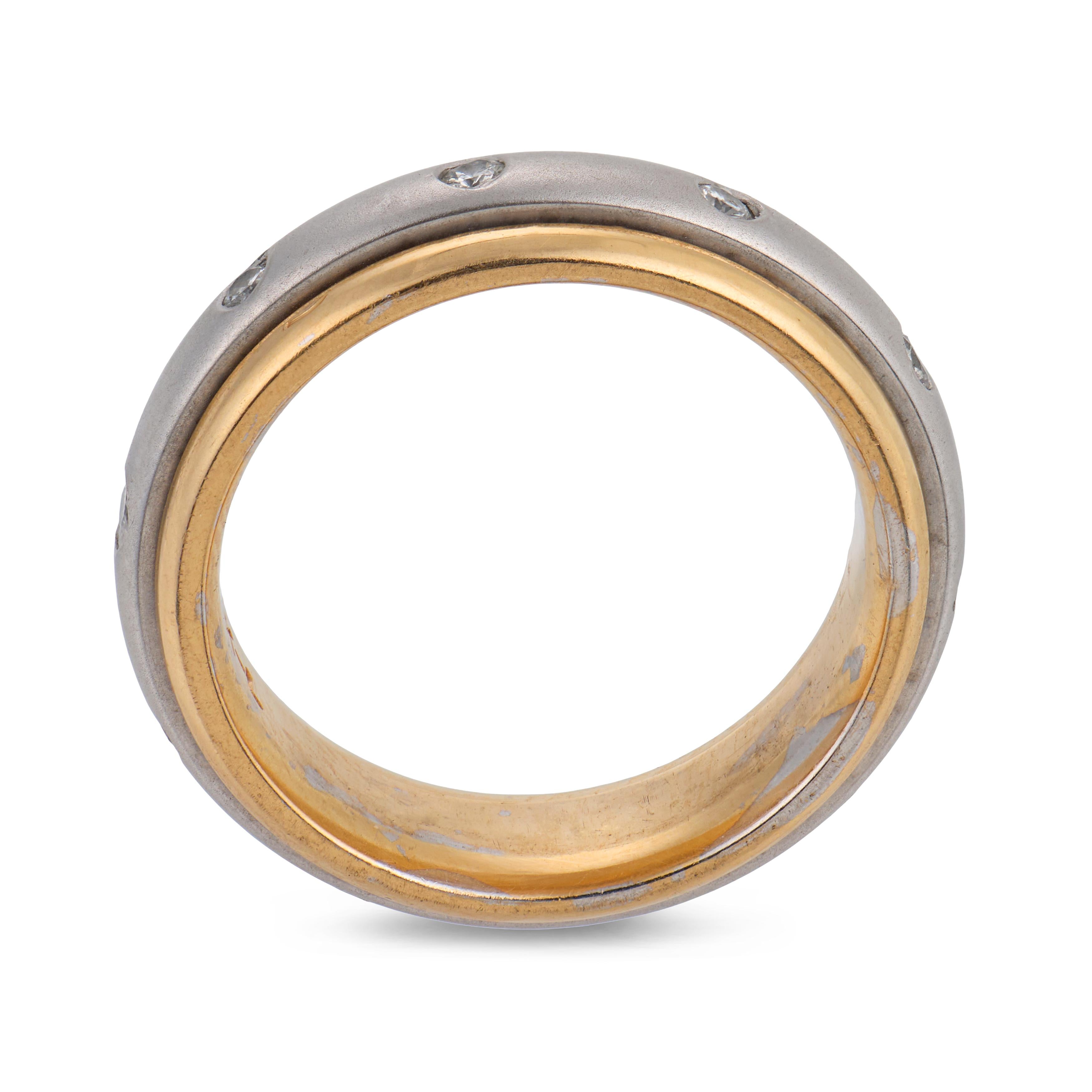 Estate 14k Diamond Band