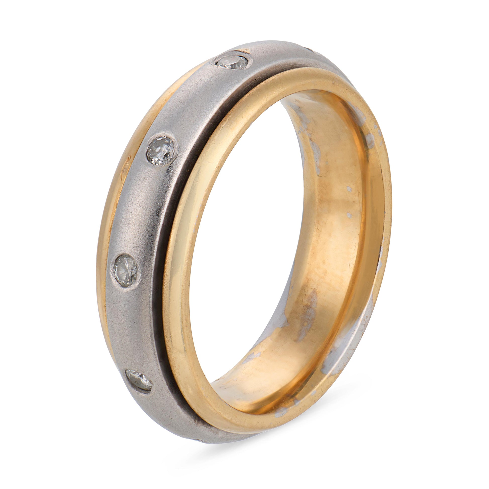Estate 14k Diamond Band