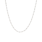 Edwardian Platinum Seed Pearl Necklace