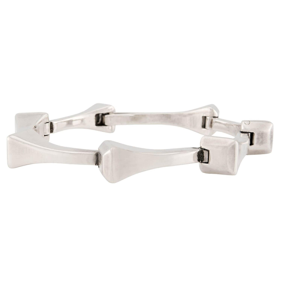 Estate Sterling Silver Nail Bracelet