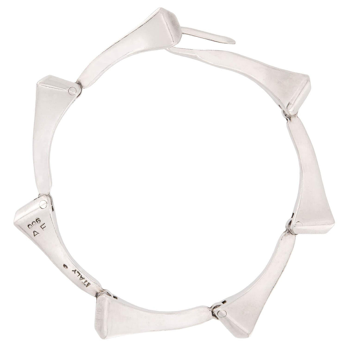 Estate Sterling Silver Nail Bracelet