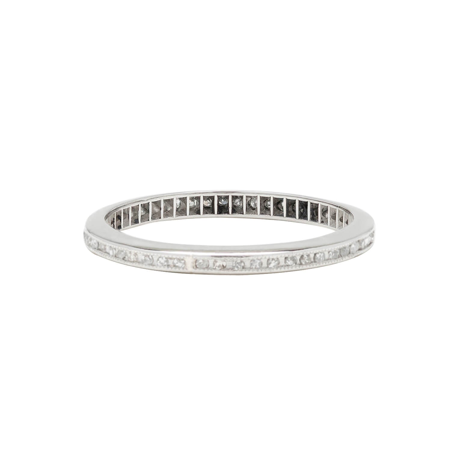 Edwardian Platinum Diamond Eternity Band