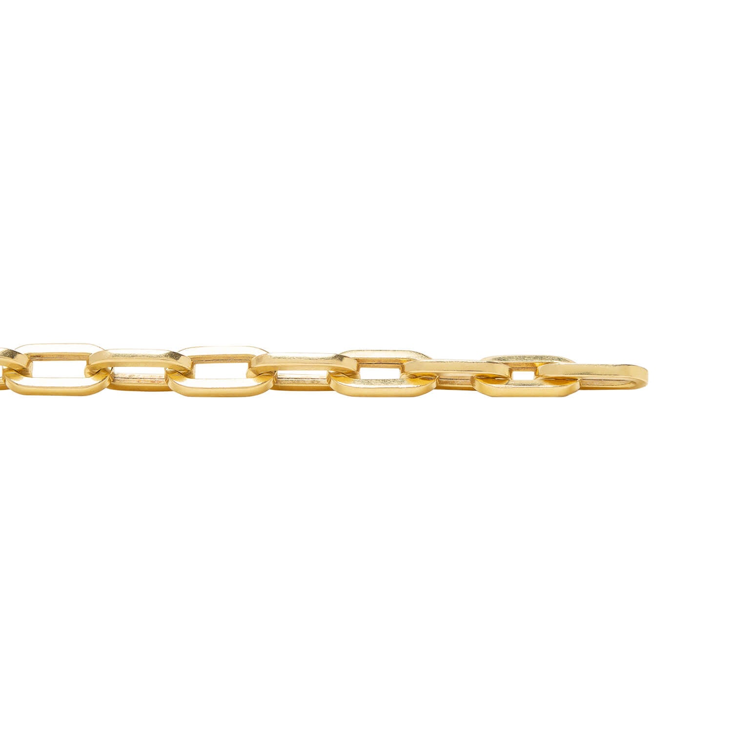 Estate 14k Paperclip Link Bracelet 8.5g