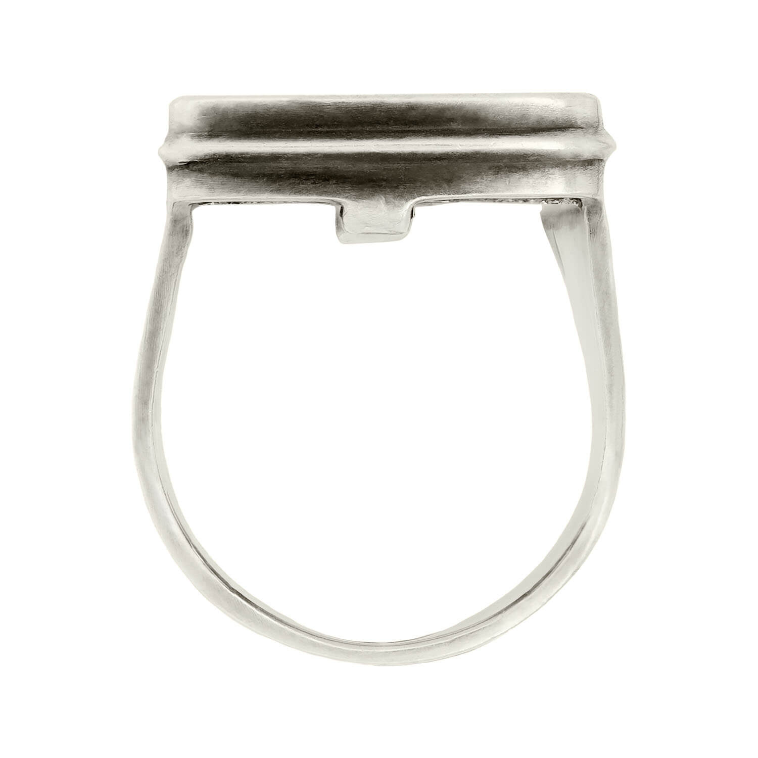 ANN DEMEULEMEESTER Estate Sterling Silver Mirror Ring