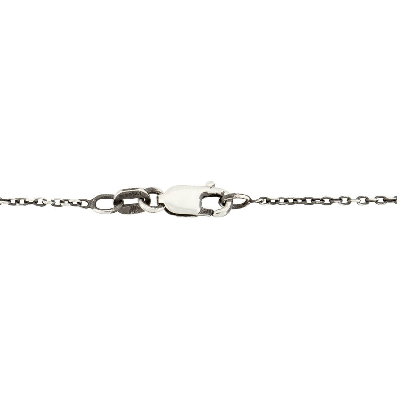 Victorian Sterling Silver/14k Diamond Arrow Necklace