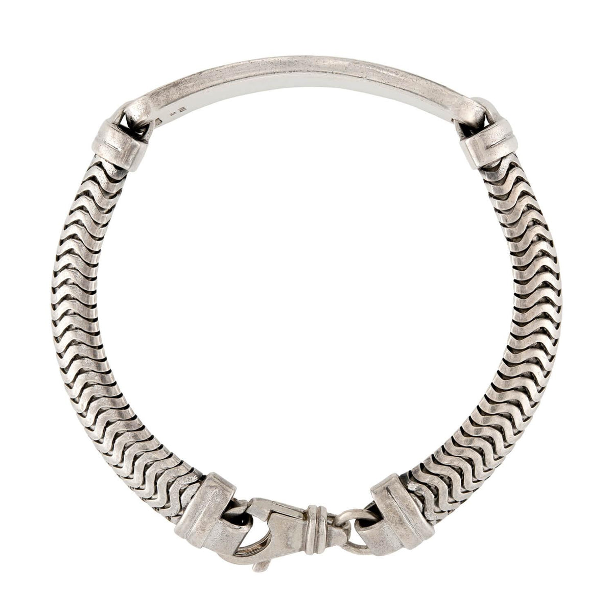 FORSTNER CHAIN COMPANY Vintage Sterling Silver ID Bracelet