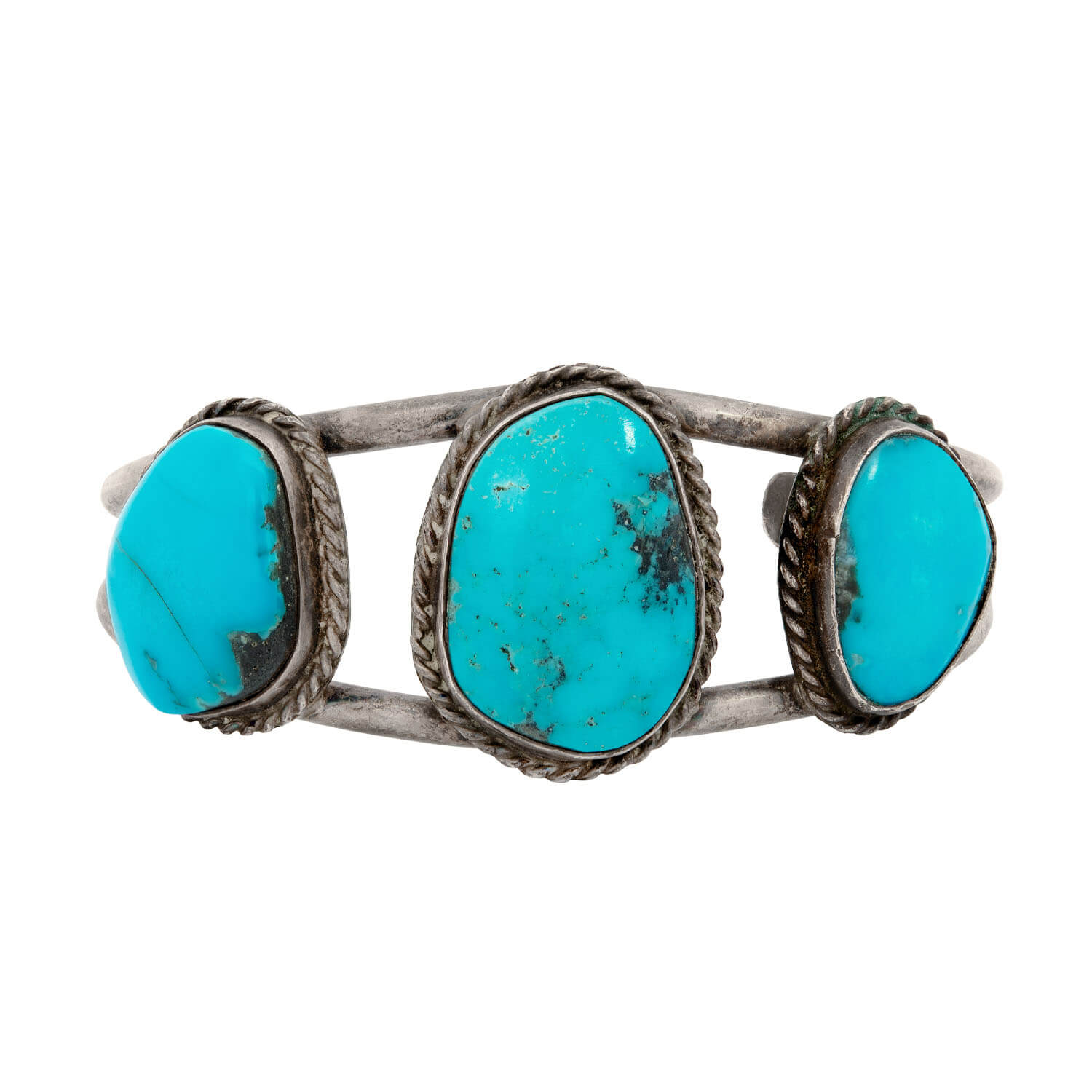 Retro Pawn Native American Cuff Bracelet