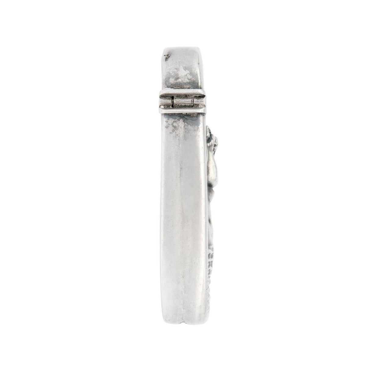 Art Nouveau Sterling Silver Mermaid Match Safe