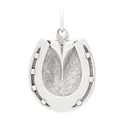 Victorian French Silver Horse Hoof Locket Pendant