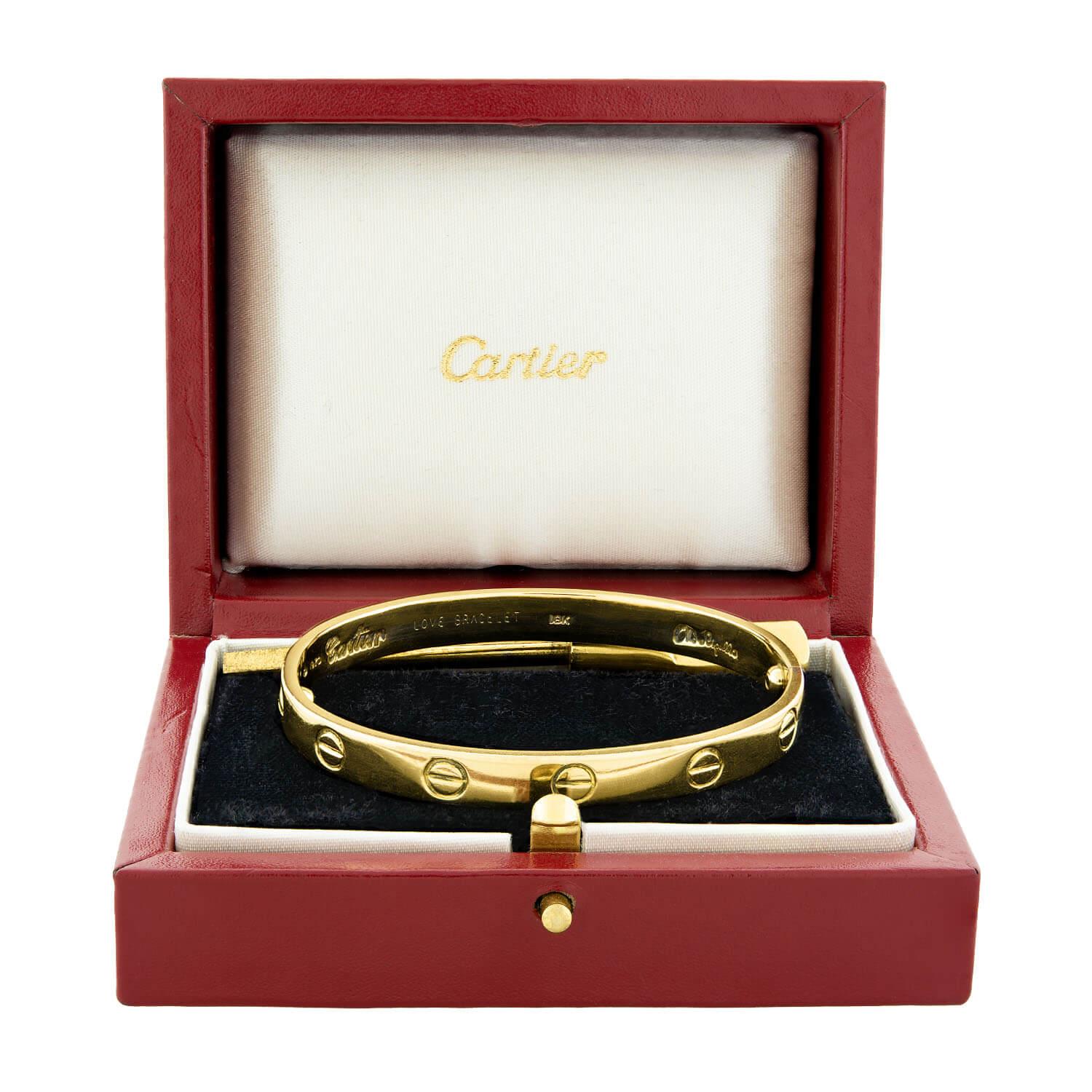 ALDO CIPULLO for CARTIER Vintage 18k Love Bracelet