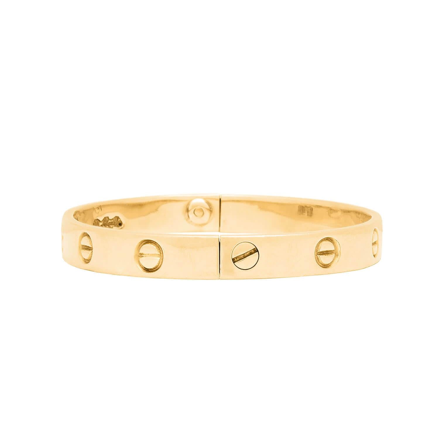 ALDO CIPULLO for CARTIER Vintage 18k Love Bracelet