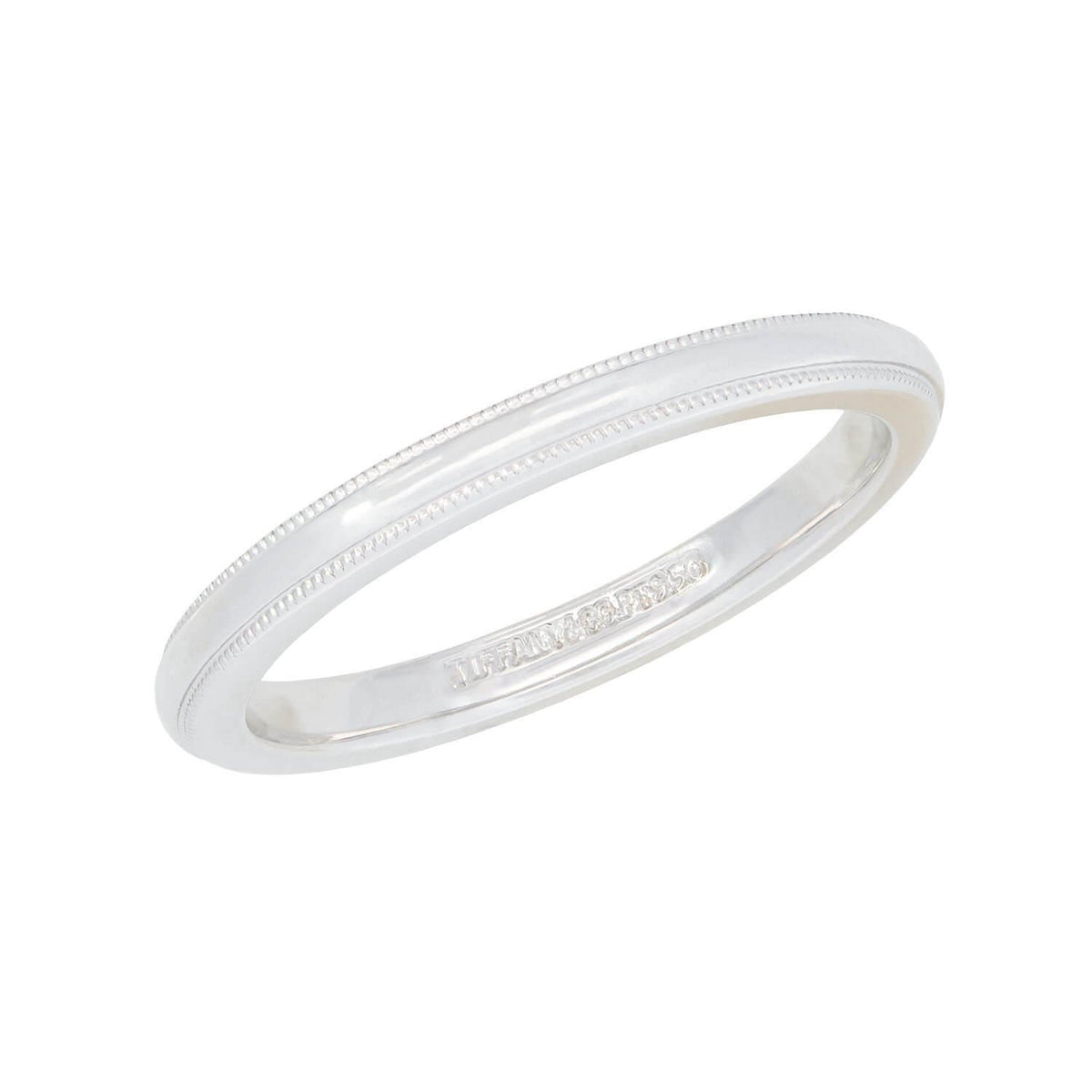 TIFFANY & CO. Estate Platinum Wedding Band