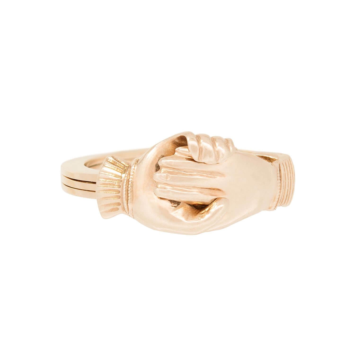 Retro 14k Claddagh Ring