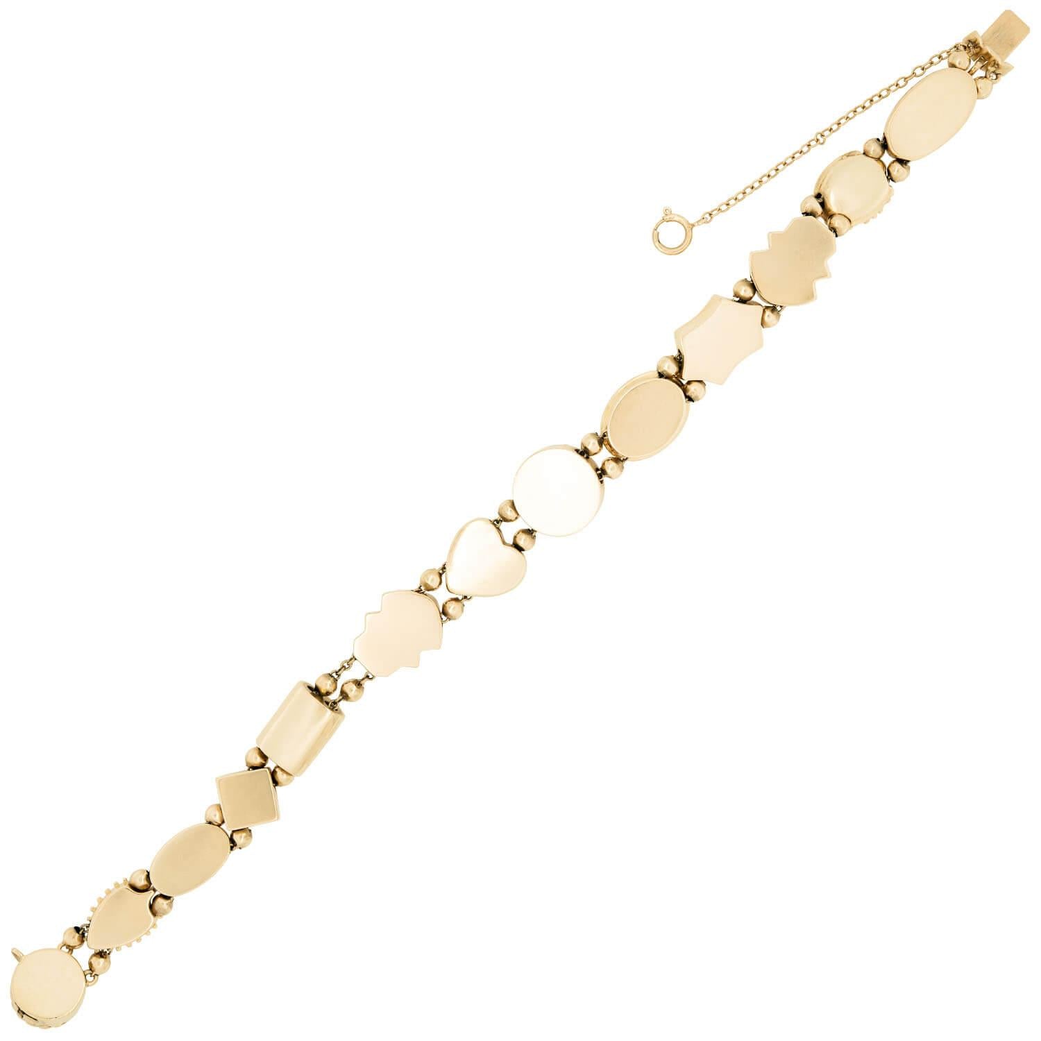 Victorian 14k Slide Bracelet