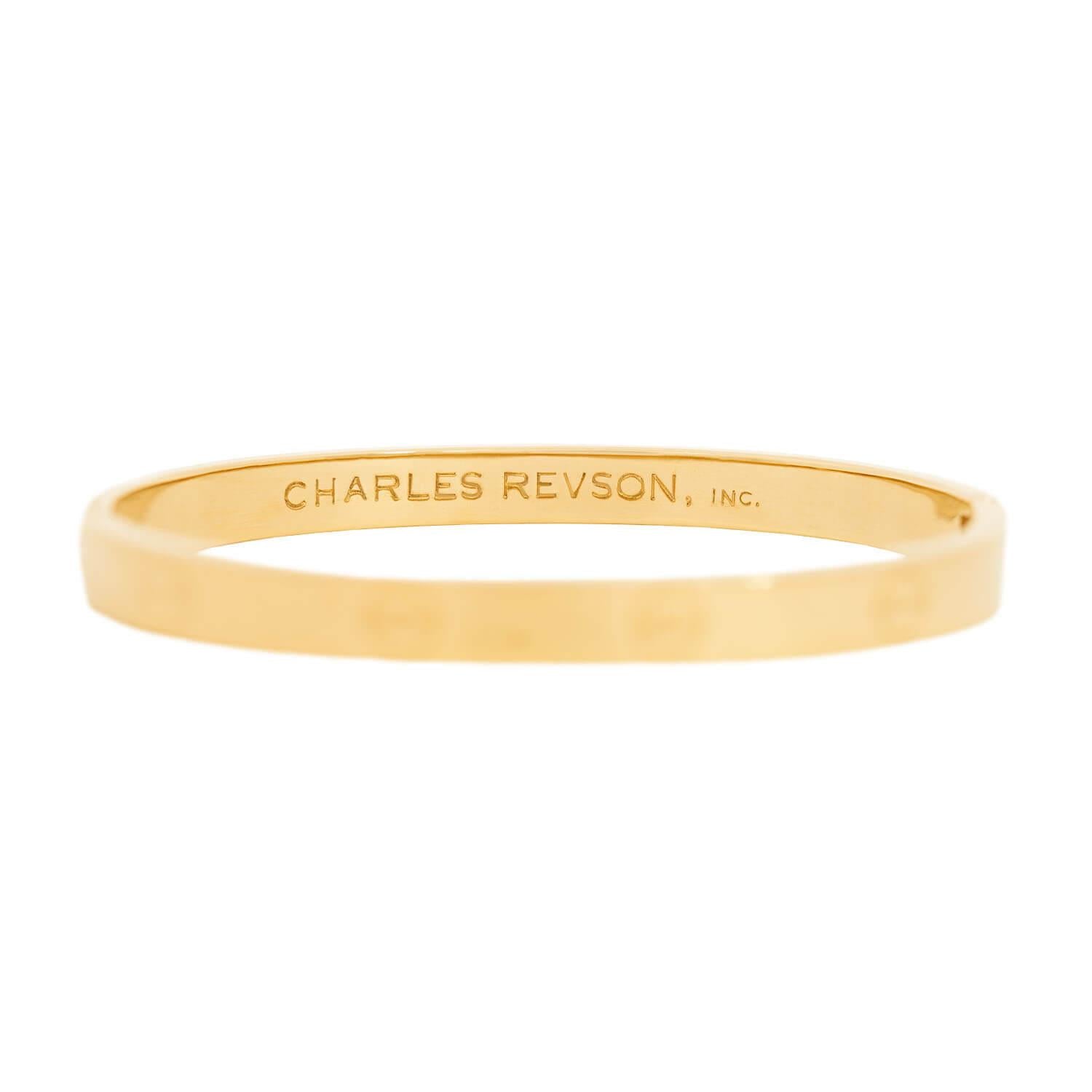 CHARLES REVSON Estate Gold Electroplate 'Ultima' II Bracelet