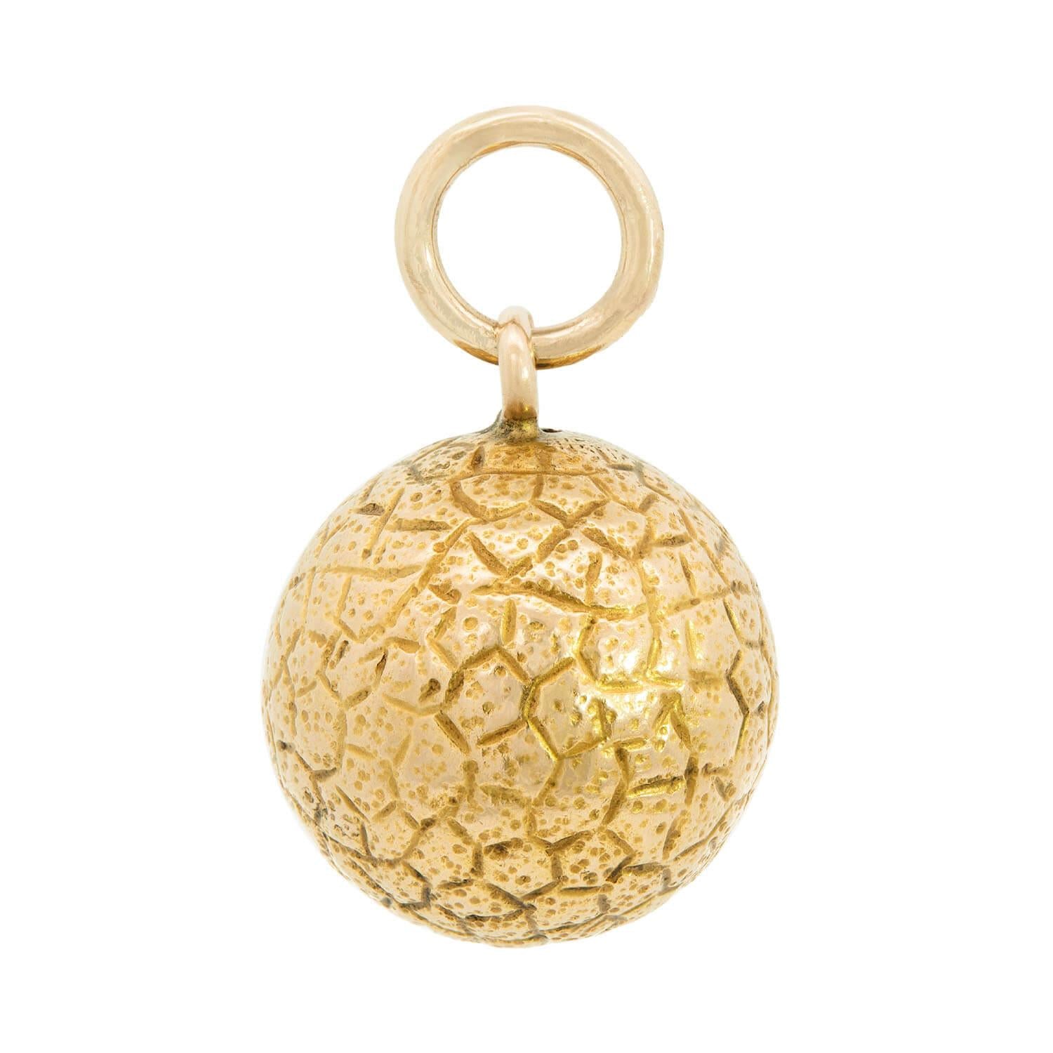 Victorian 14k Ball Pendant