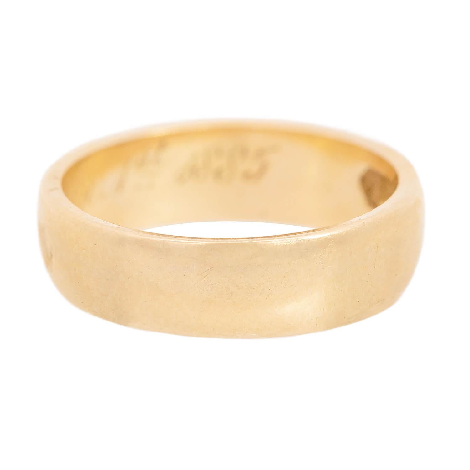 Victorian 18k Wedding Band