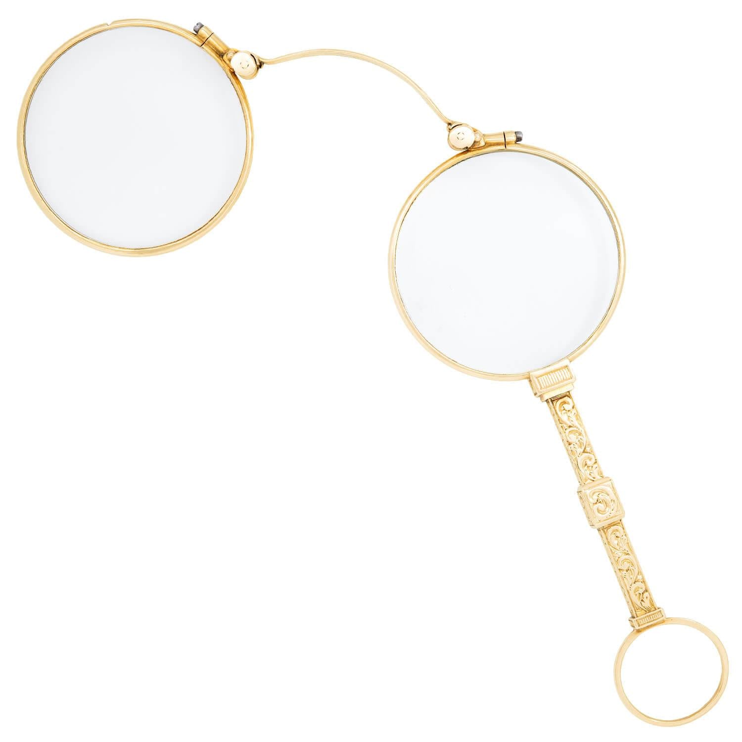 Victorian 14k Folding Eyeglasses