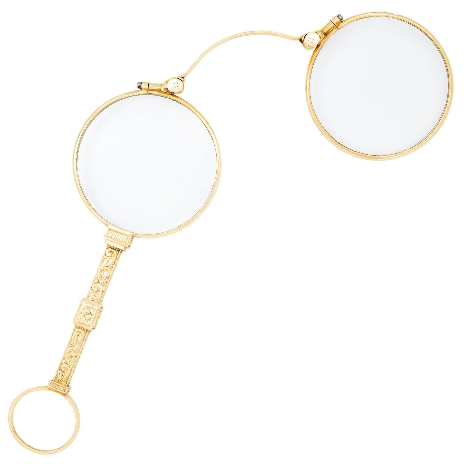 Victorian 14k Folding Eyeglasses