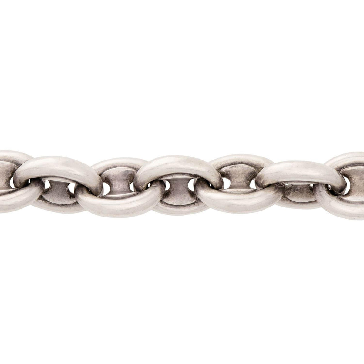 Victorian Sterling Silver "Gucci Link" Bracelet