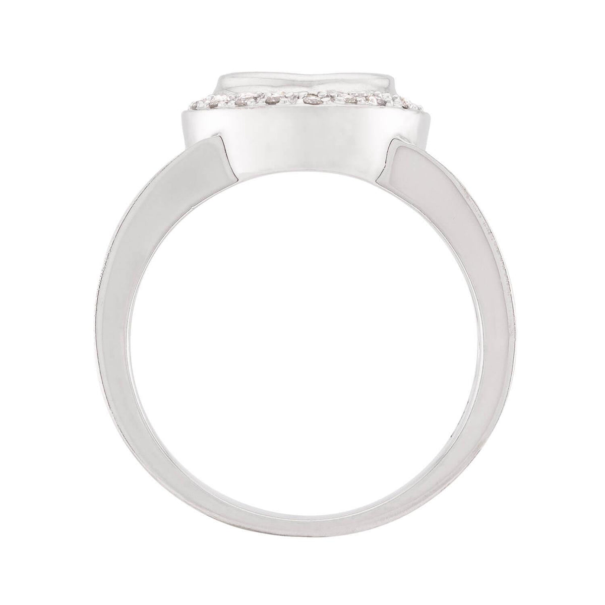 Estate 14k "Happy Diamond" Heart Ring
