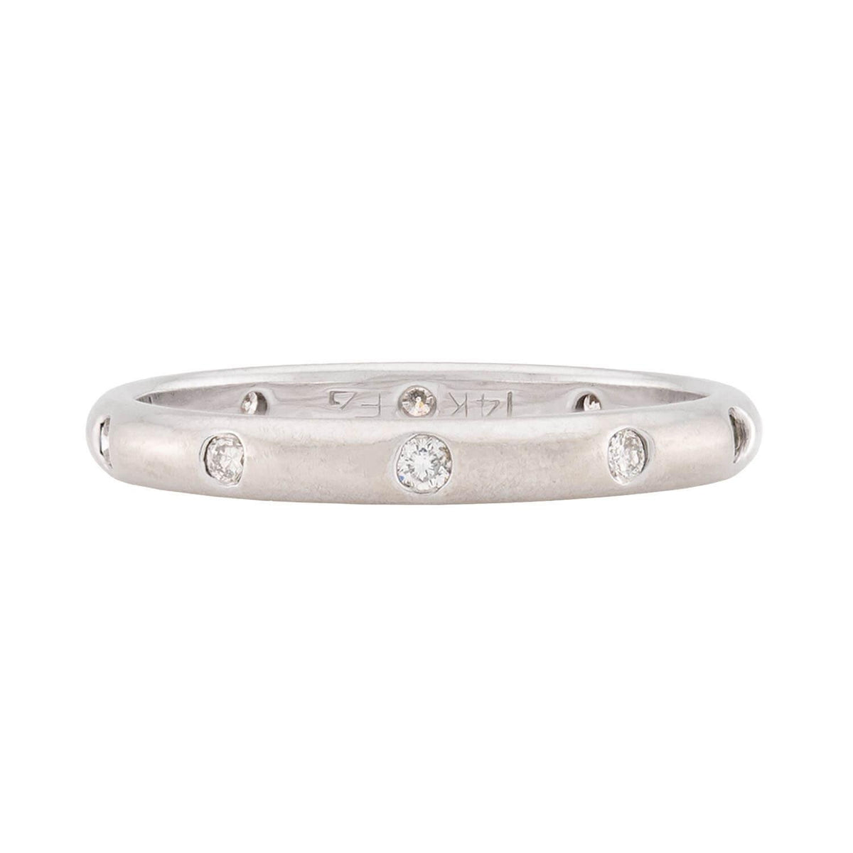 Estate 14k Diamond Band