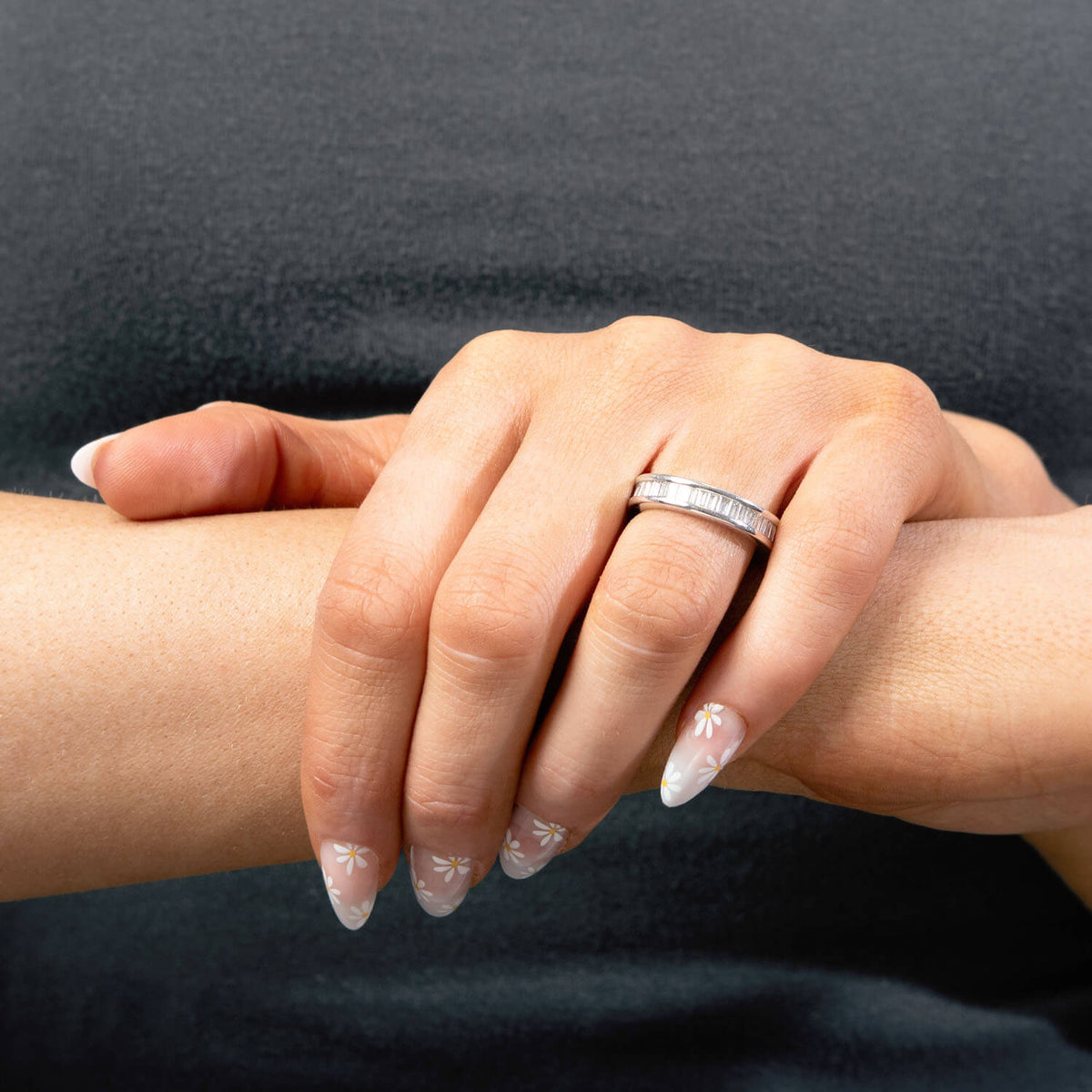 Estate Platinum Diamond Eternity Band