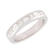 Estate 14k Diamond Half Eternity Ring