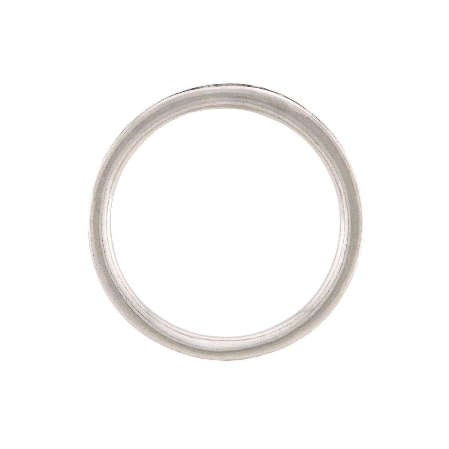 Art Deco Platinum Diamond Eternity Band
