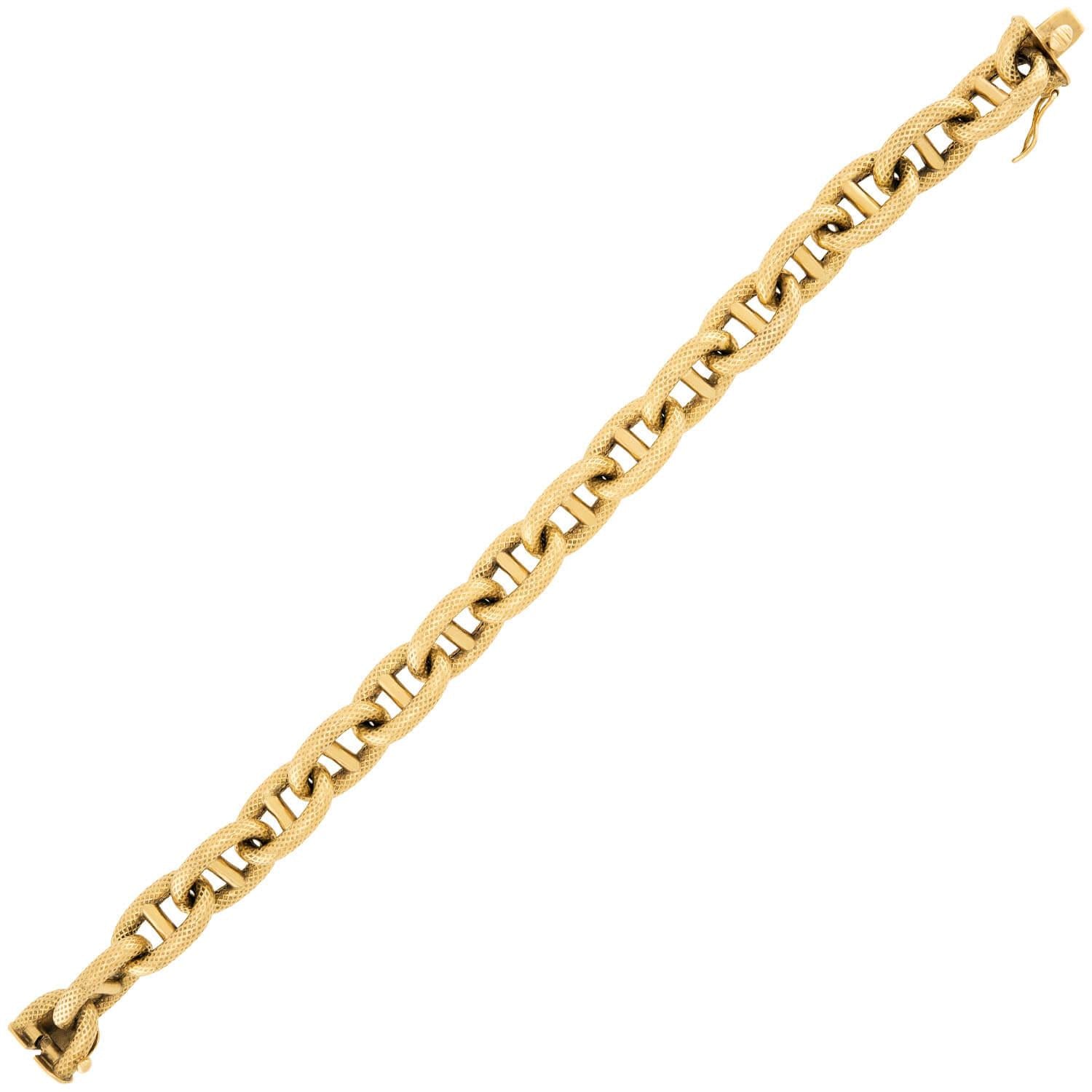 Estate 18k Gucci Link Bracelet