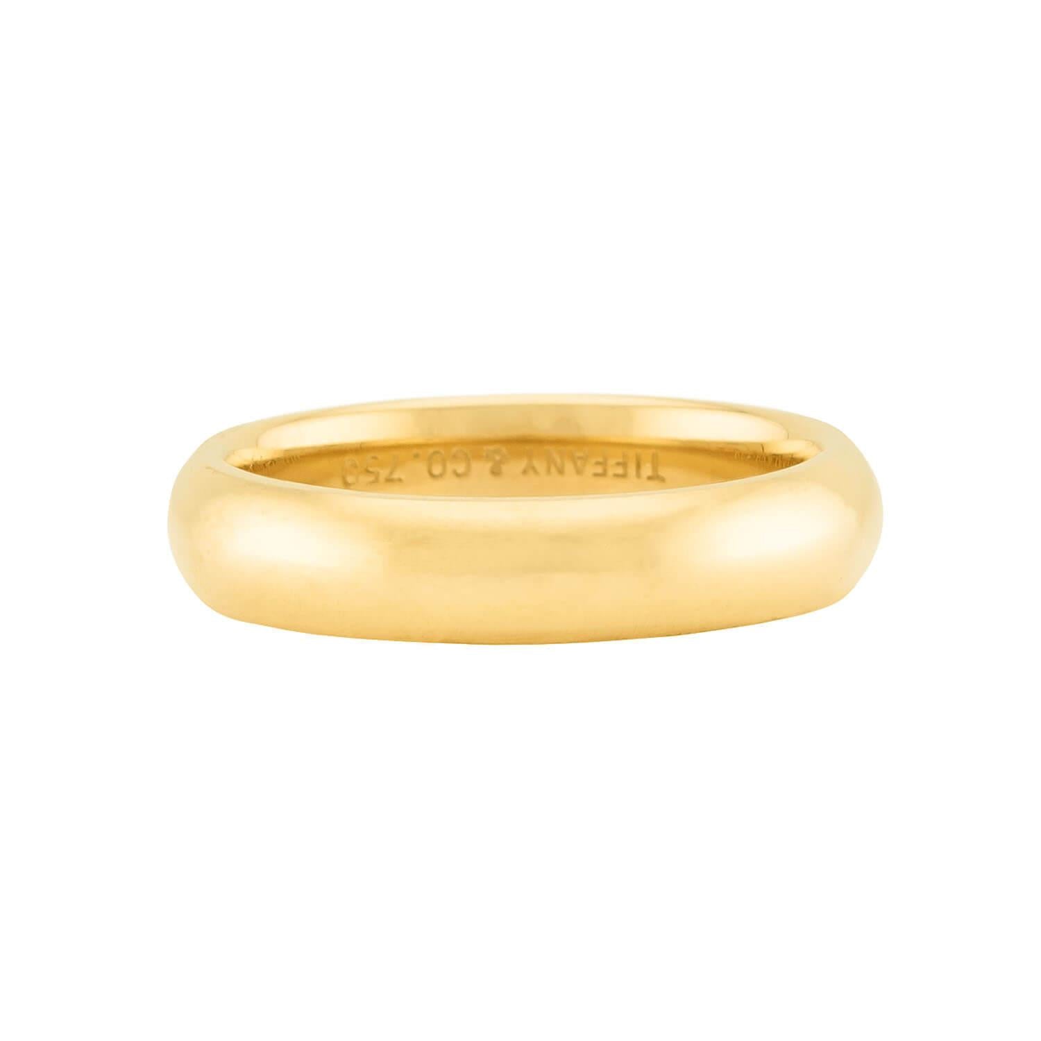TIFFANY & CO. Estate 18k Wedding Band