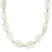 Estate 14k Aqua Bead Necklace
