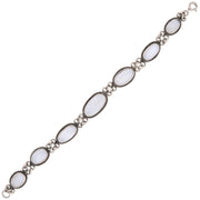 Retro Sterling Silver Moonstone Bracelet