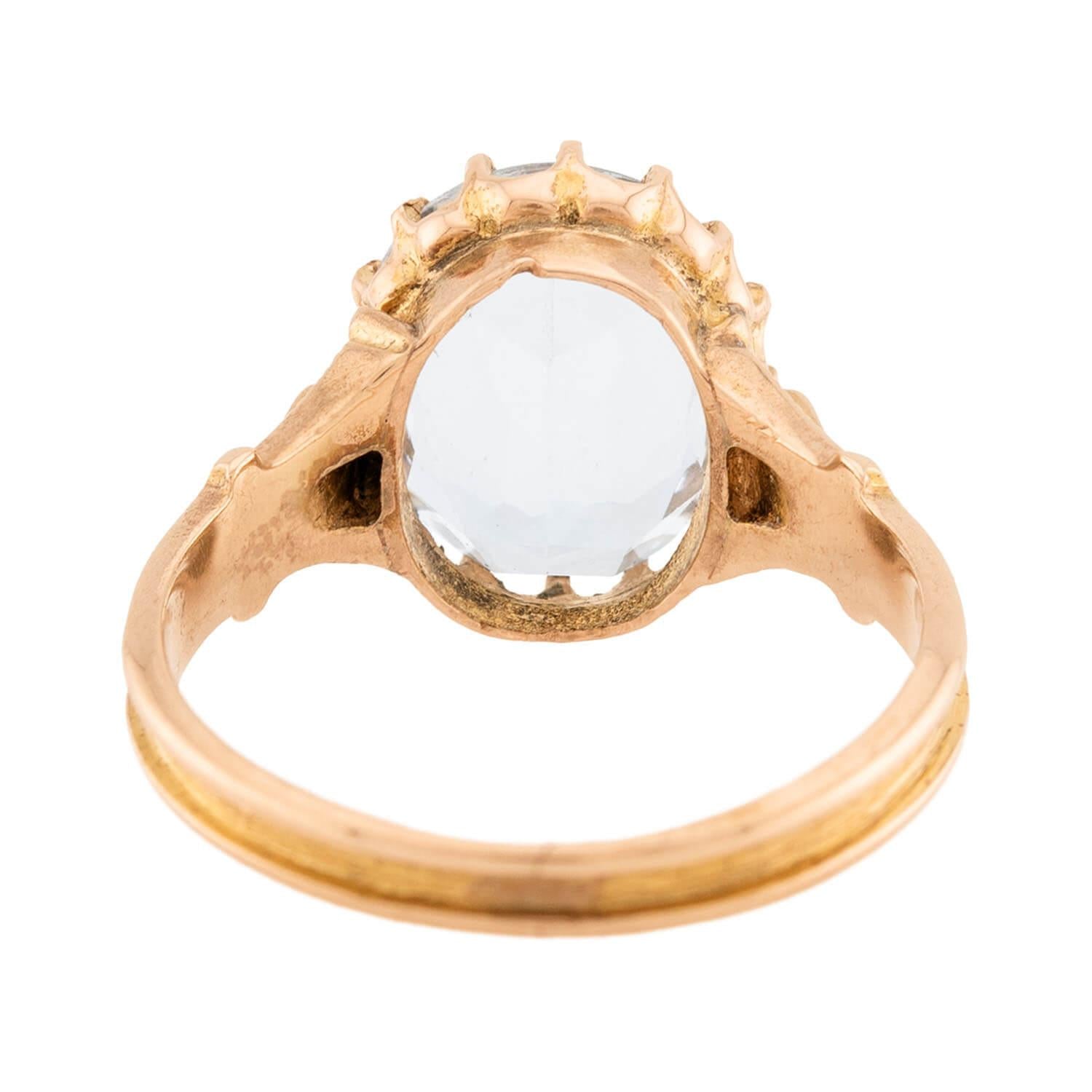 Victorian 14k Aqua Ring