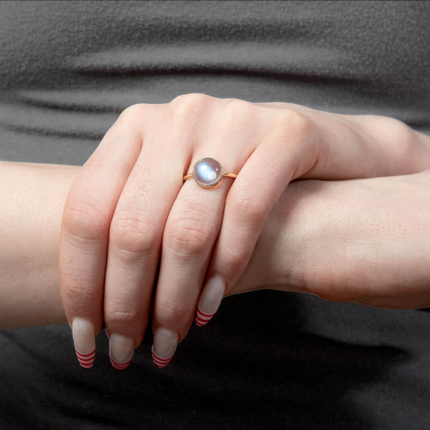 Edwardian 10k Moonstone Ring