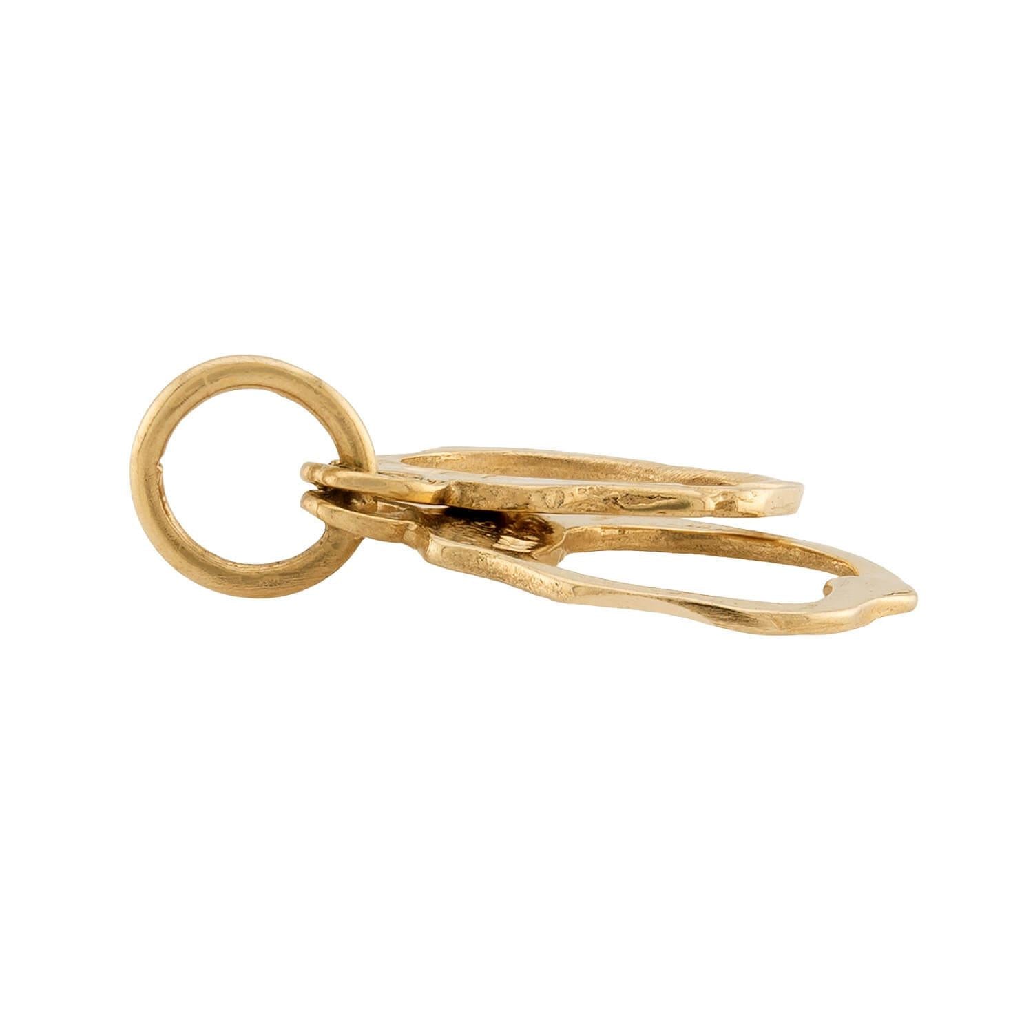 Vintage 14k Handcuffs Pendant/Charm