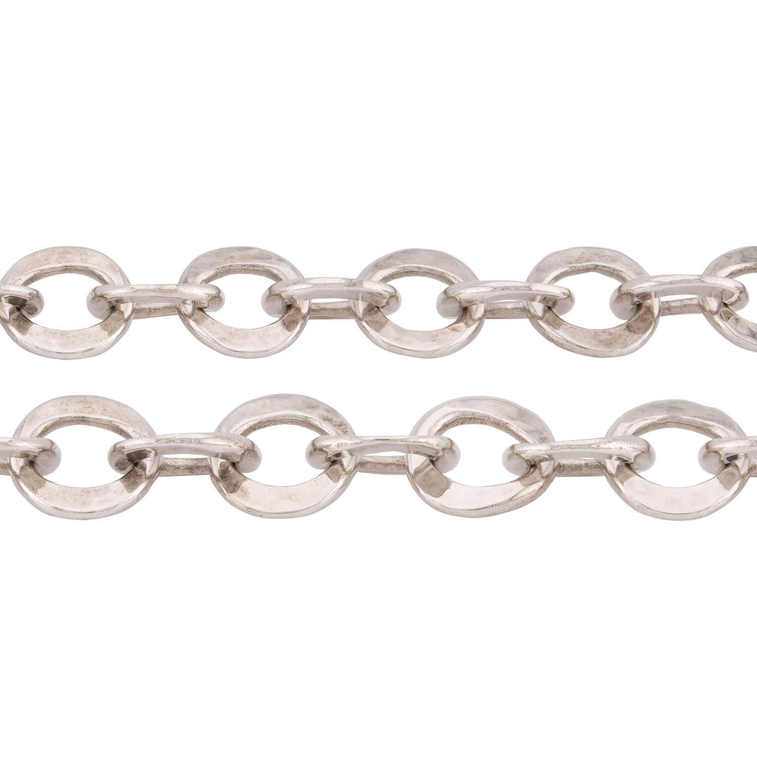 Estate Sterling Silver Link Necklace