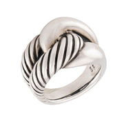 DAVID YURMAN Estate Sterling Silver Knot Ring