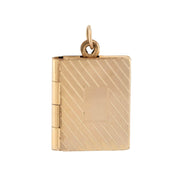 Retro Gold-Filled Book Locket