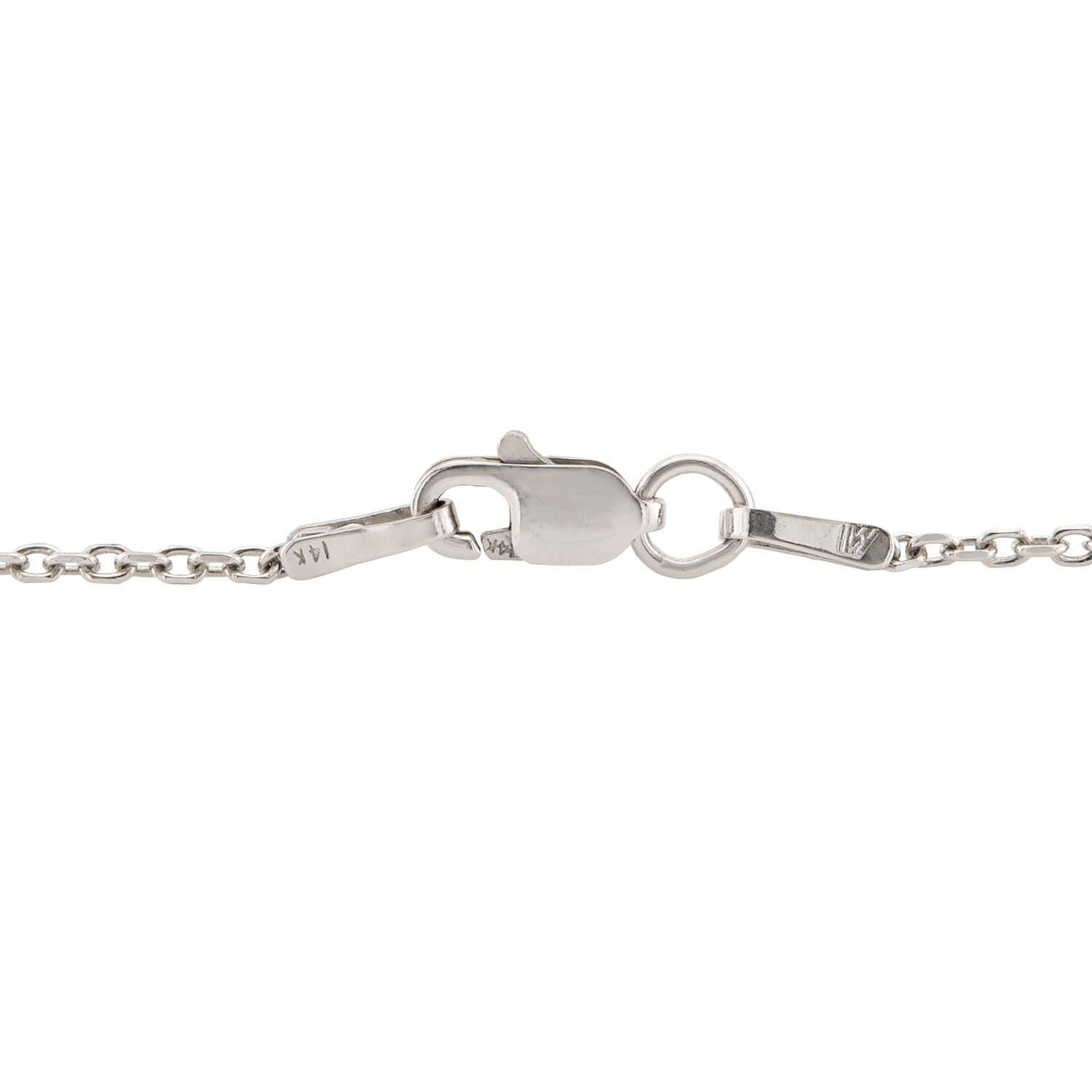 Estate 18k/14k Diamond Heart Pendant Necklace