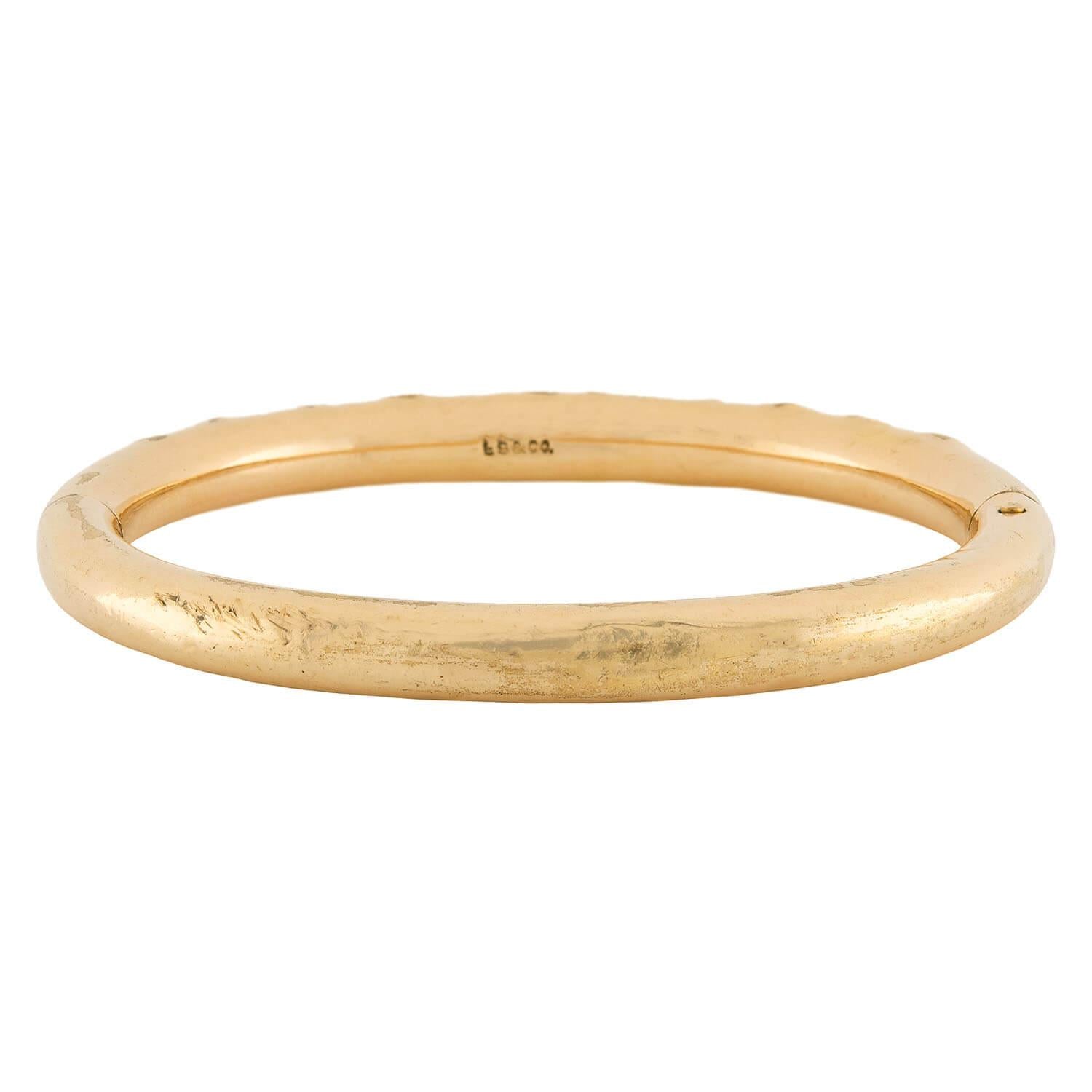 Victorian Gold-Filled Bangle Bracelet