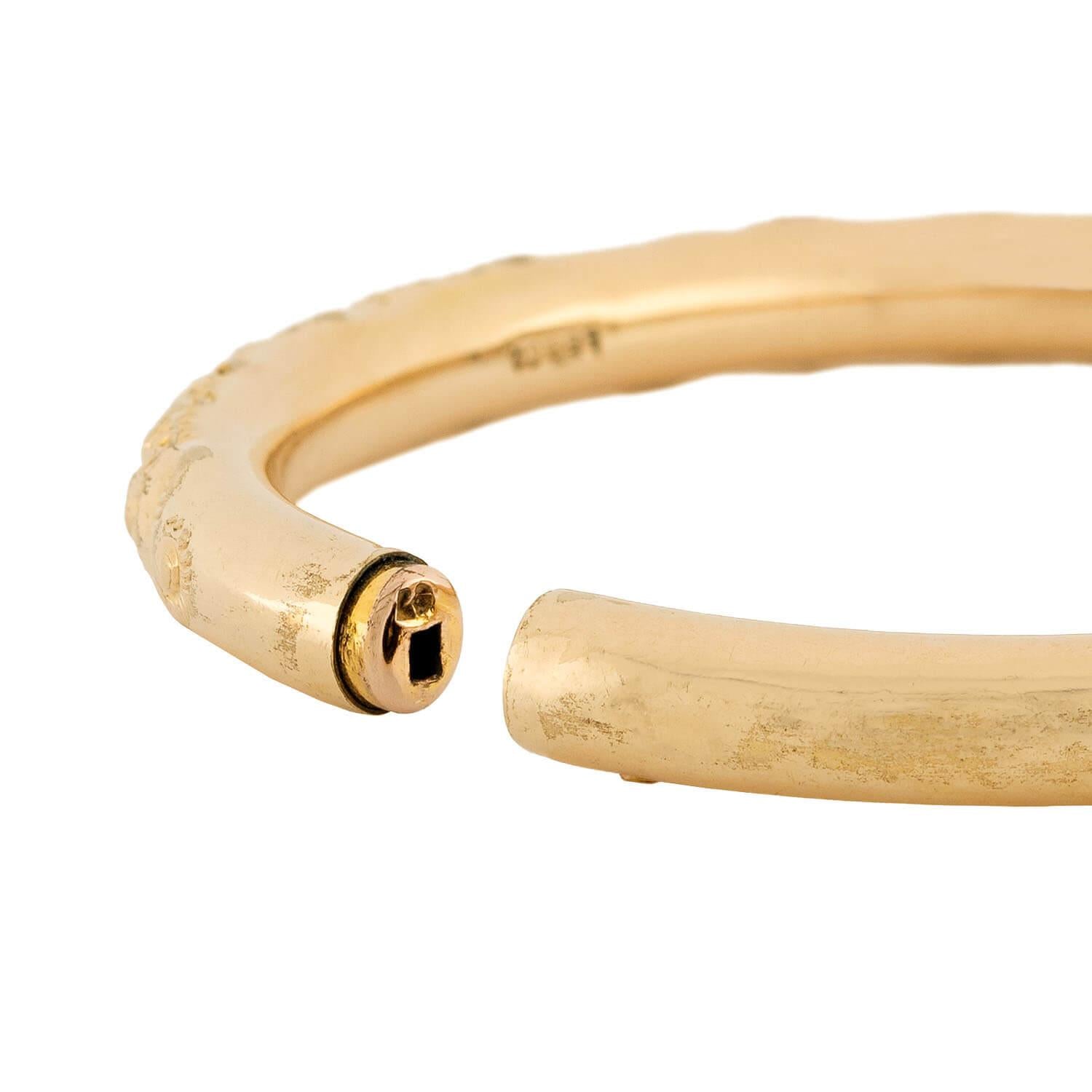 Victorian Gold-Filled Bangle Bracelet