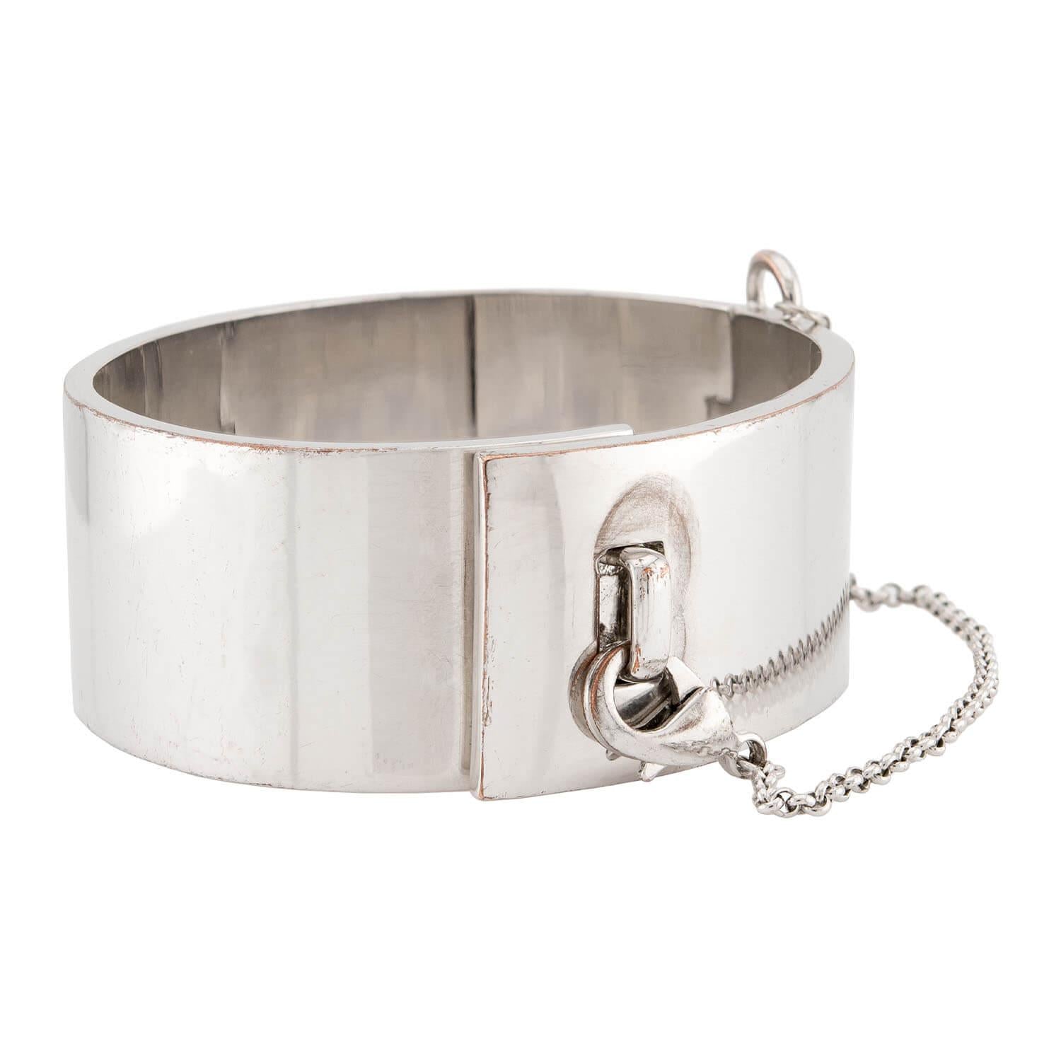 EDDIE BROGO Estate Sterling Silver Bangle