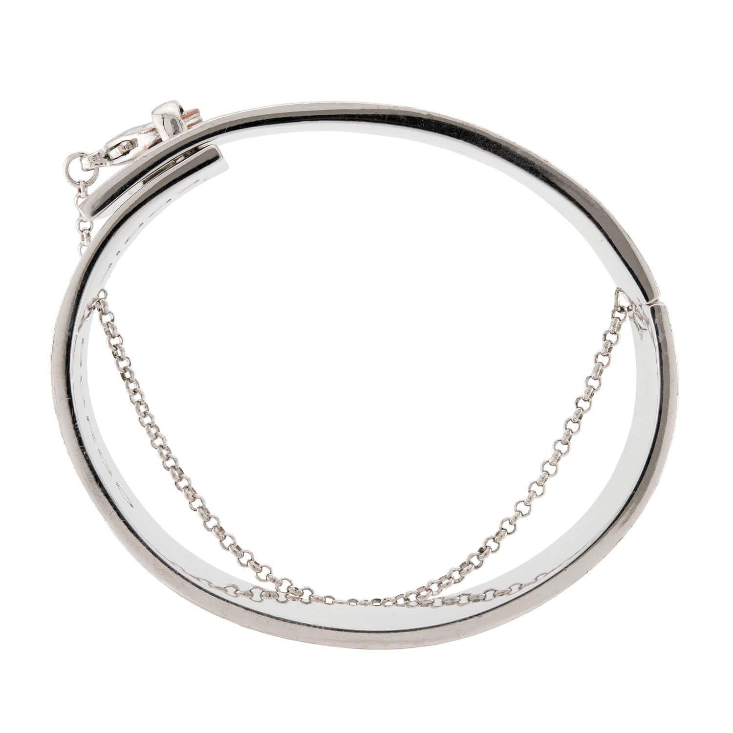 EDDIE BROGO Estate Sterling Silver Bangle