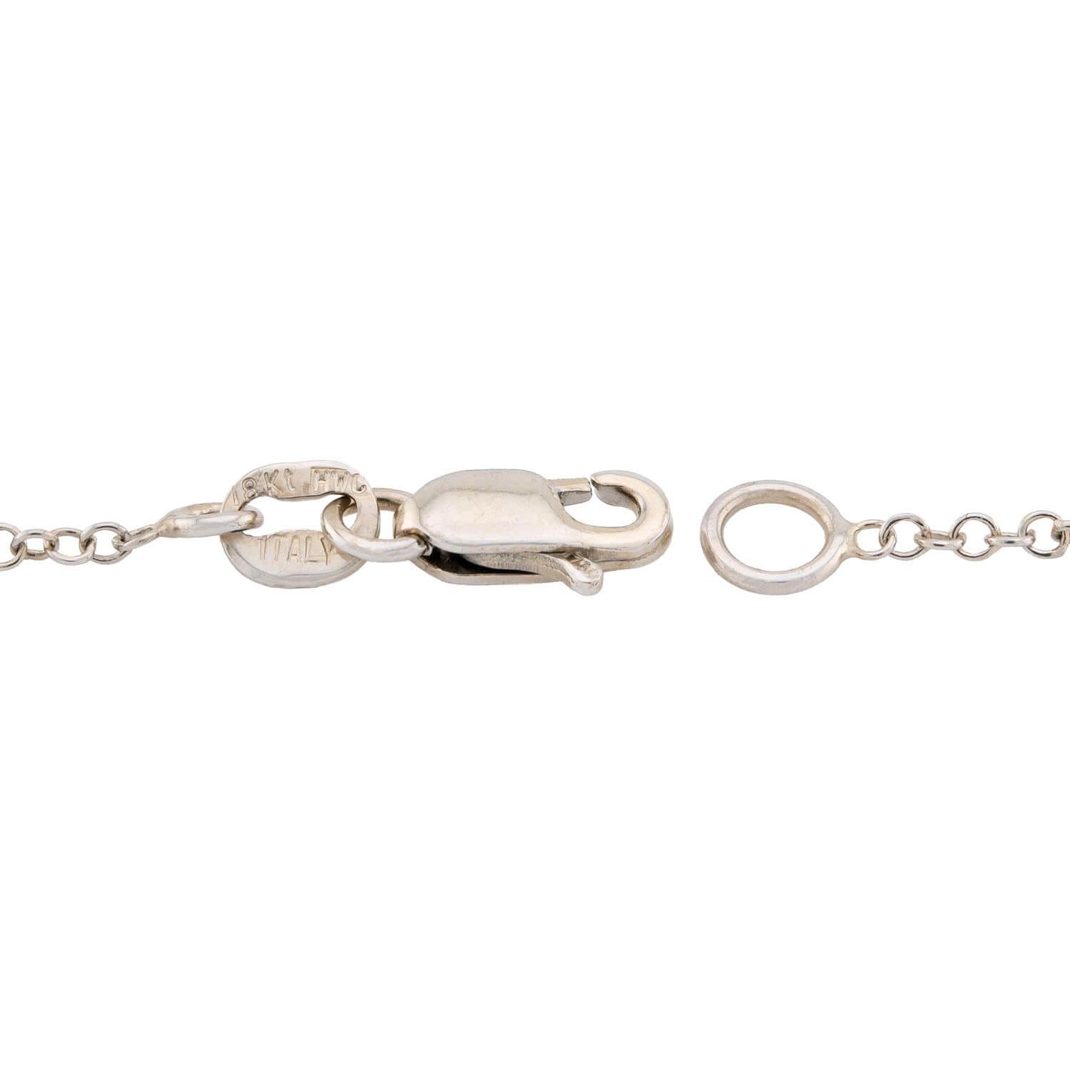 Estate 18k "Diamonds-by-the-Yard" Necklace