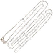 Estate 18k "Diamonds-by-the-Yard" Necklace