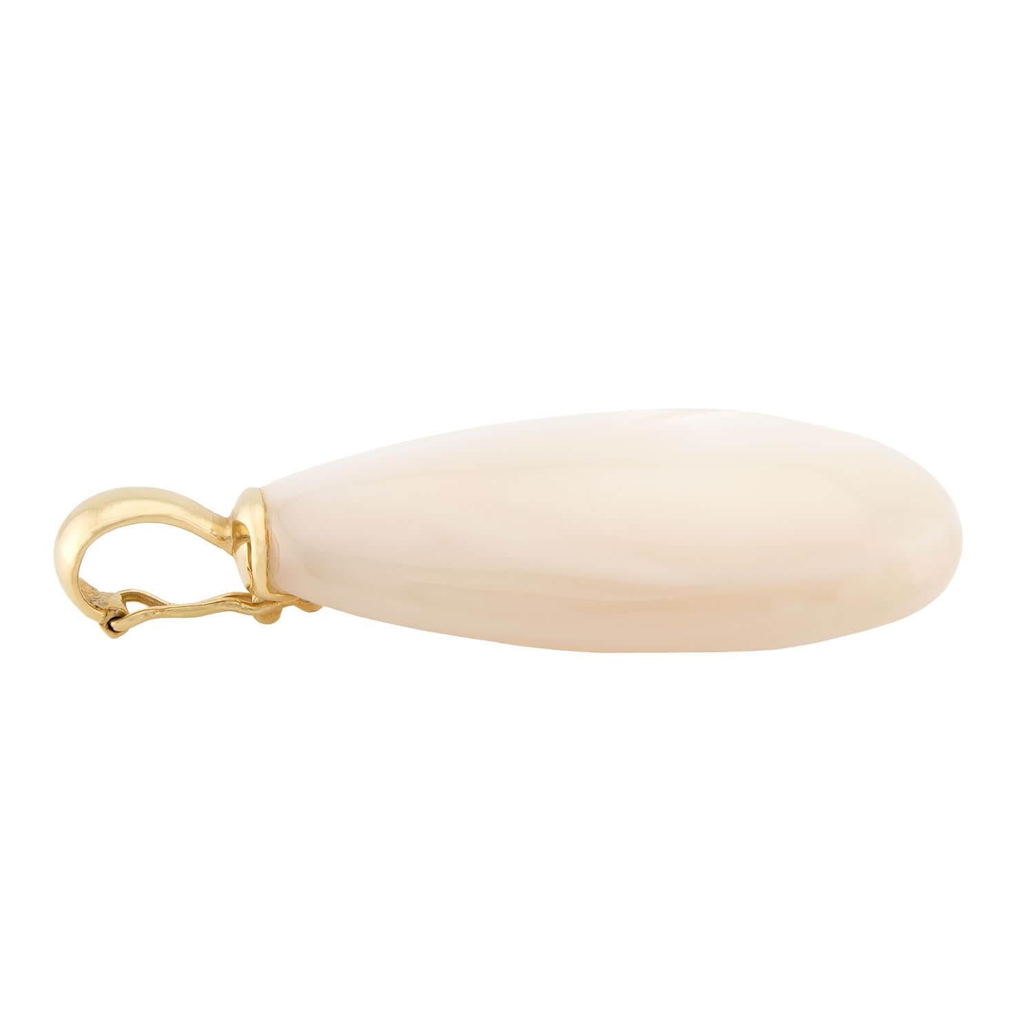 Estate 14k Mother of Pearl Pendant